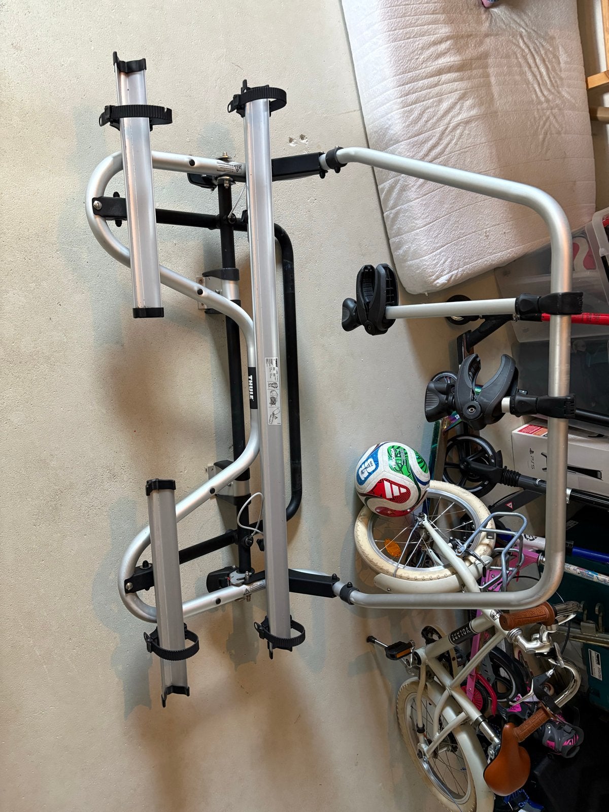 Thule Caravan Superb fietsendrager - grijs, Gebruikt, 2 fietsen, Elektrische fiets, Achterklepdrager