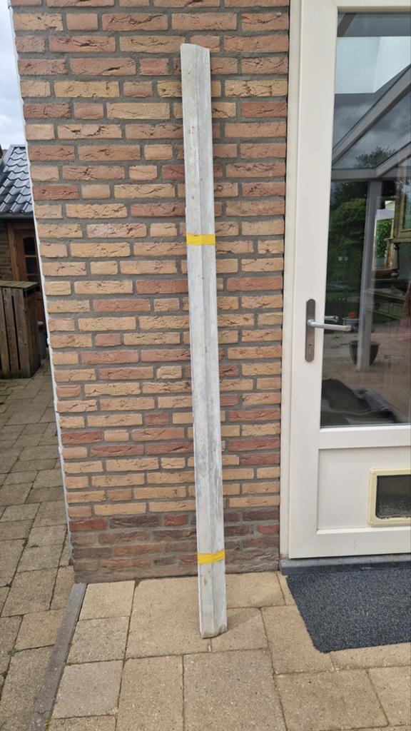 2x Gebruikte aluminium stukadoors rij (2m & 1.5m), Ophalen of Verzenden, Gebruikt