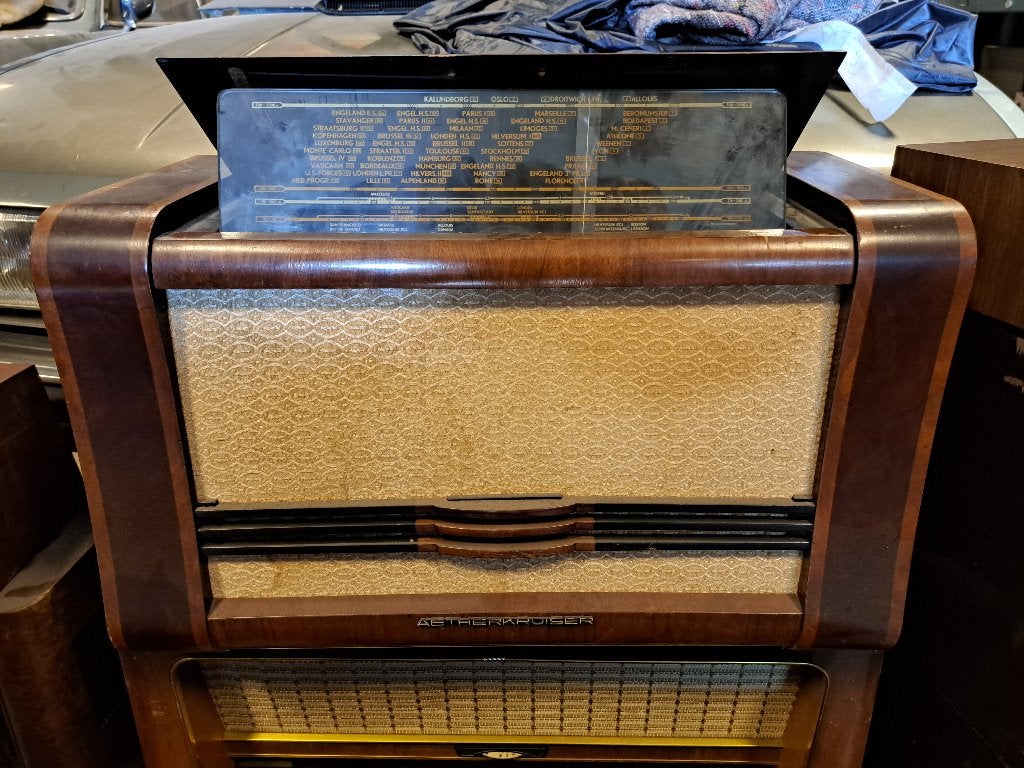 oude buizen radio Aetherkruiser  AK 1484, Ophalen, Gebruikt, Radio