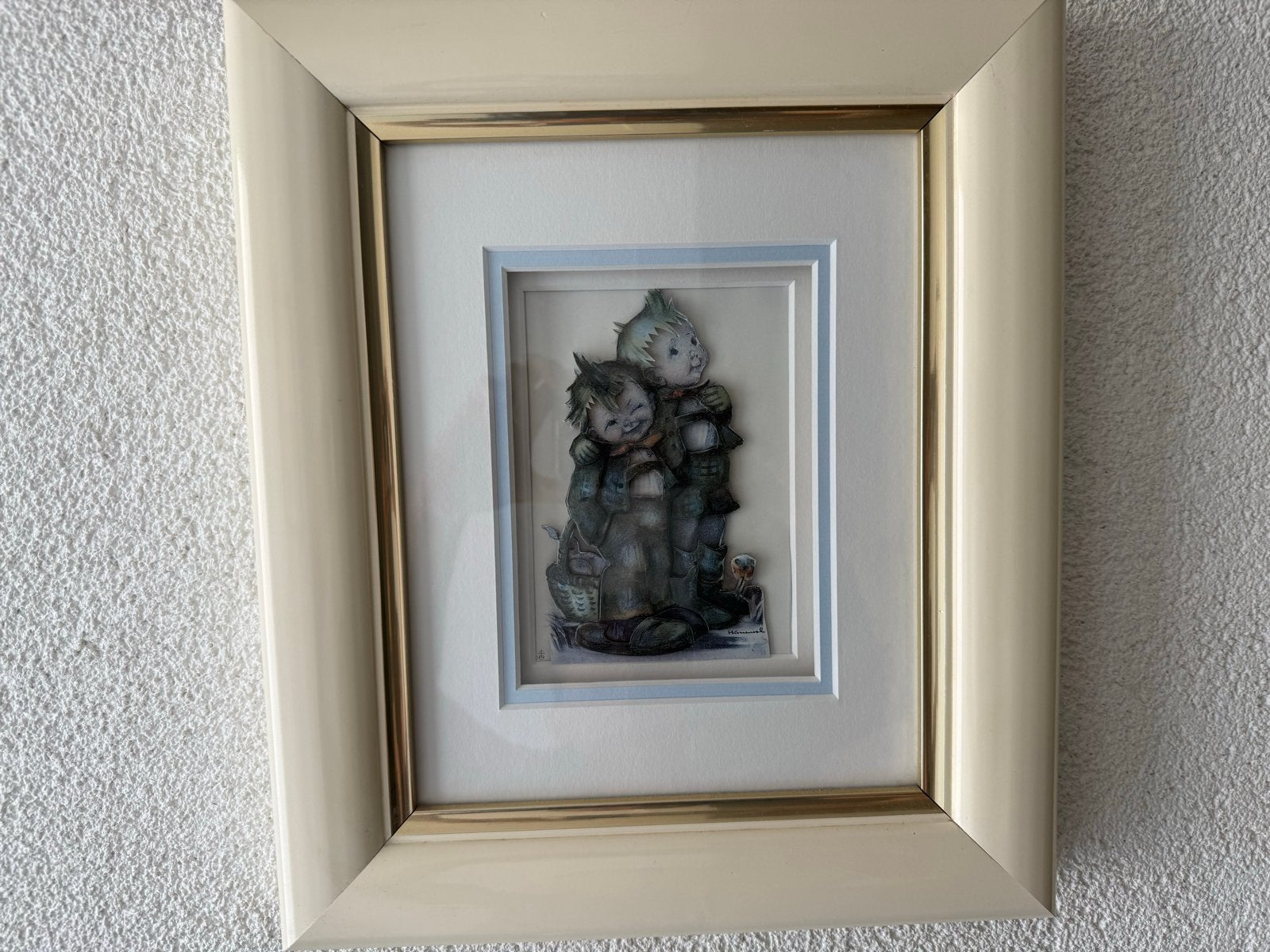 Originele handgemaakte 3D Hummel-afbeeldingen (2 stuks), Ophalen of Verzenden