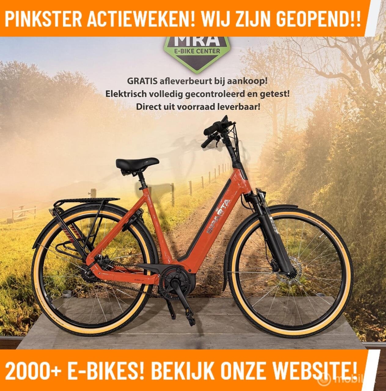 Sparta A-Shine Elektrische fiets met BOSCH midden motor!, 55 tot 59 cm, Nieuw, Sparta