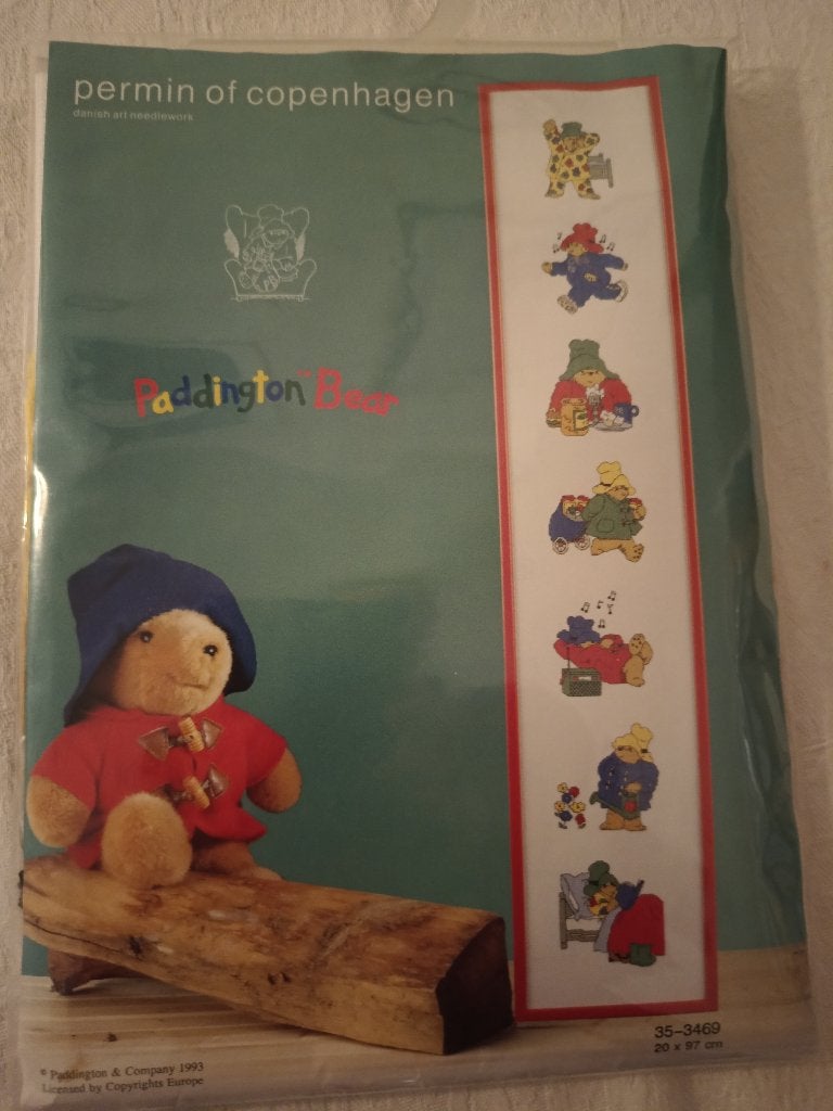 boorduurpakket Beertje Paddington groeimeter, Verzenden, Nieuw, Handborduren, Borduurpakket