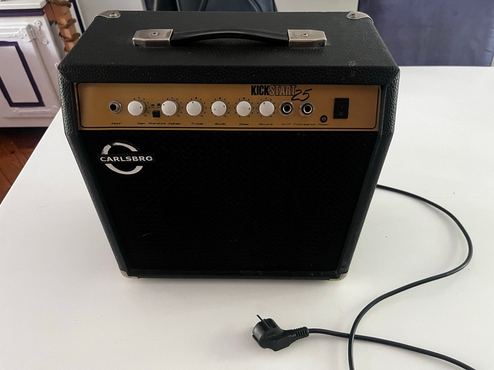 Carlsbro Kickstart 25 Gitaarversterker, Ophalen of Verzenden, Gebruikt, Gitaar, Minder dan 50 watt