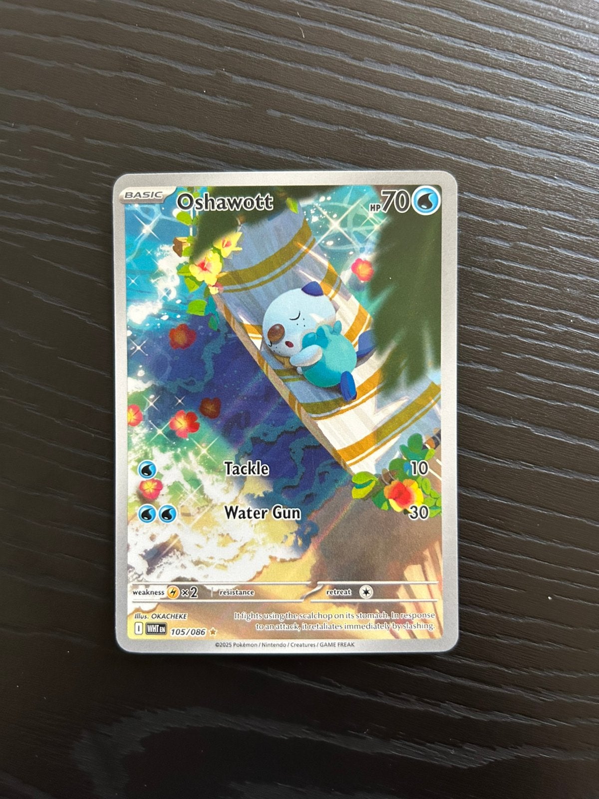 Oshawott 105/086, Ophalen of Verzenden, Nieuw, Losse kaart