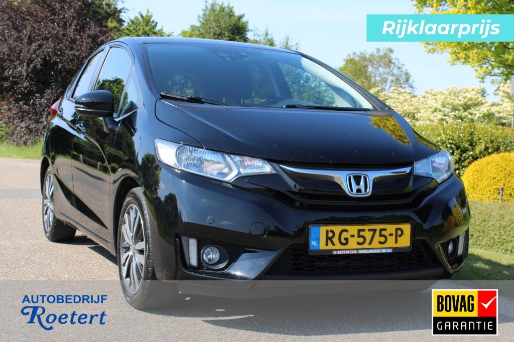 Honda JAZZ 1.3 I-VTEC Elegance 102 pk ECC/Cruise/Bluetooth/S, Auto's, Honda, 450 kg, Gebruikt, Euro 6, 4 cilinders