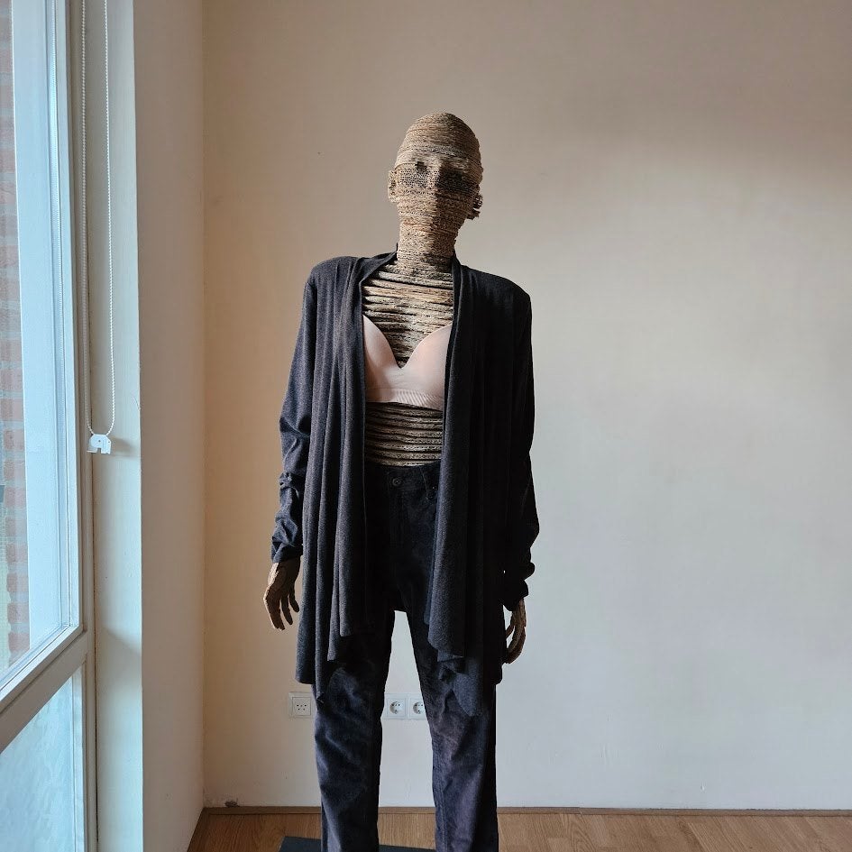 ZGAN Steps antracietgrijze tricotvest XL, Kleding | Dames, Truien en Vesten, Maat 38/40 (M), Ophalen of Verzenden, Zo goed als nieuw