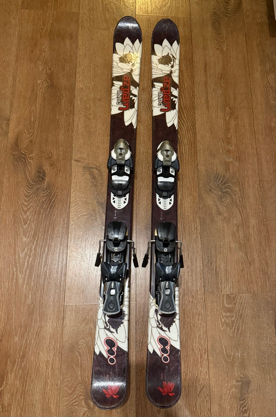 Dames Wedze carve ski's 126cm met Atomic bindingen, Sport en Fitness, Ophalen, Gebruikt, 100 tot 140 cm, Carve