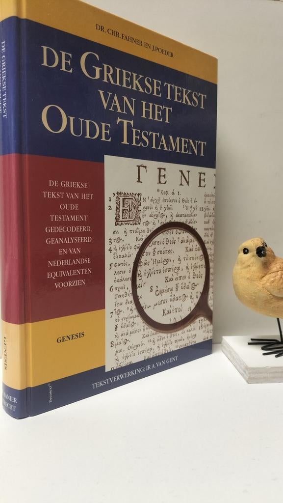 Fahner, Dr. Chr. e.a.; De griekse tekst van het OT (Genesis), Ophalen of Verzenden, Gelezen, Christendom | Protestants