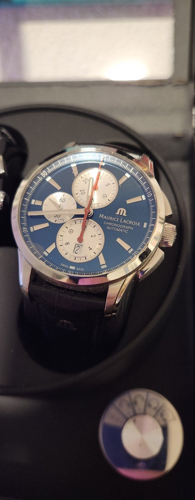 Maurice Lacroix Pontos PT6388-SS001-430-1 Horloge, Sieraden, Tassen en Uiterlijk, Overige merken, Staal, Polshorloge, Ophalen of Verzenden