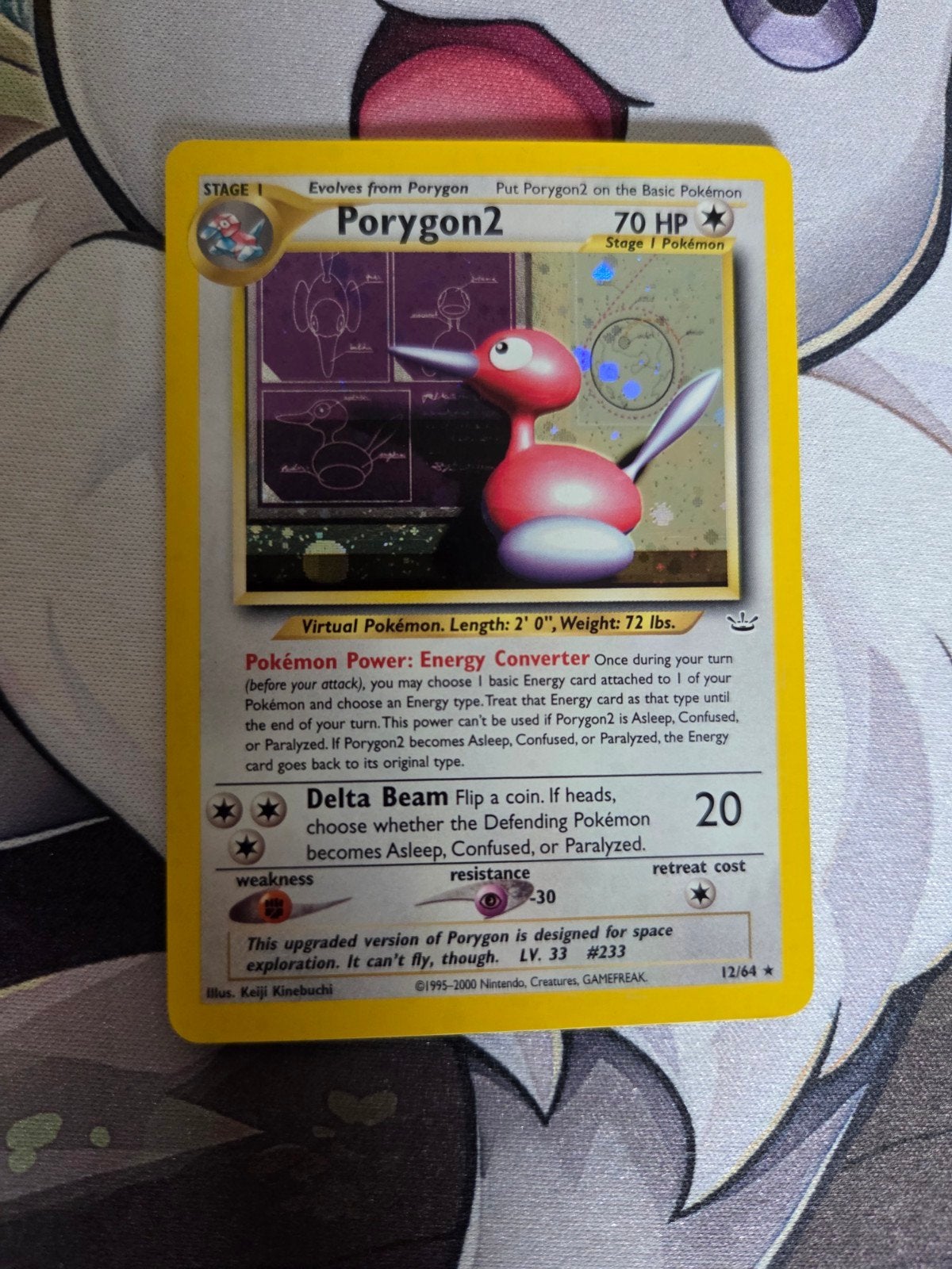 Porygon2 (NR 12) holo, Ophalen of Verzenden, Zo goed als nieuw