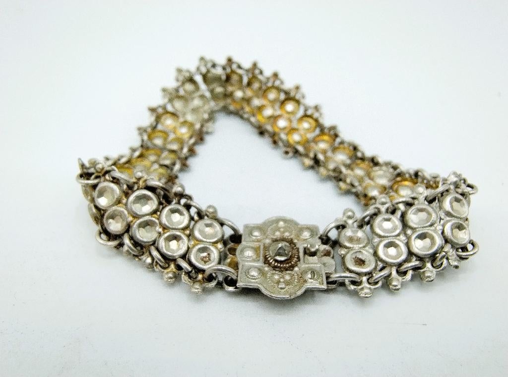 Friese zilveren klederdracht armband, Verzenden, Zilver, Armband