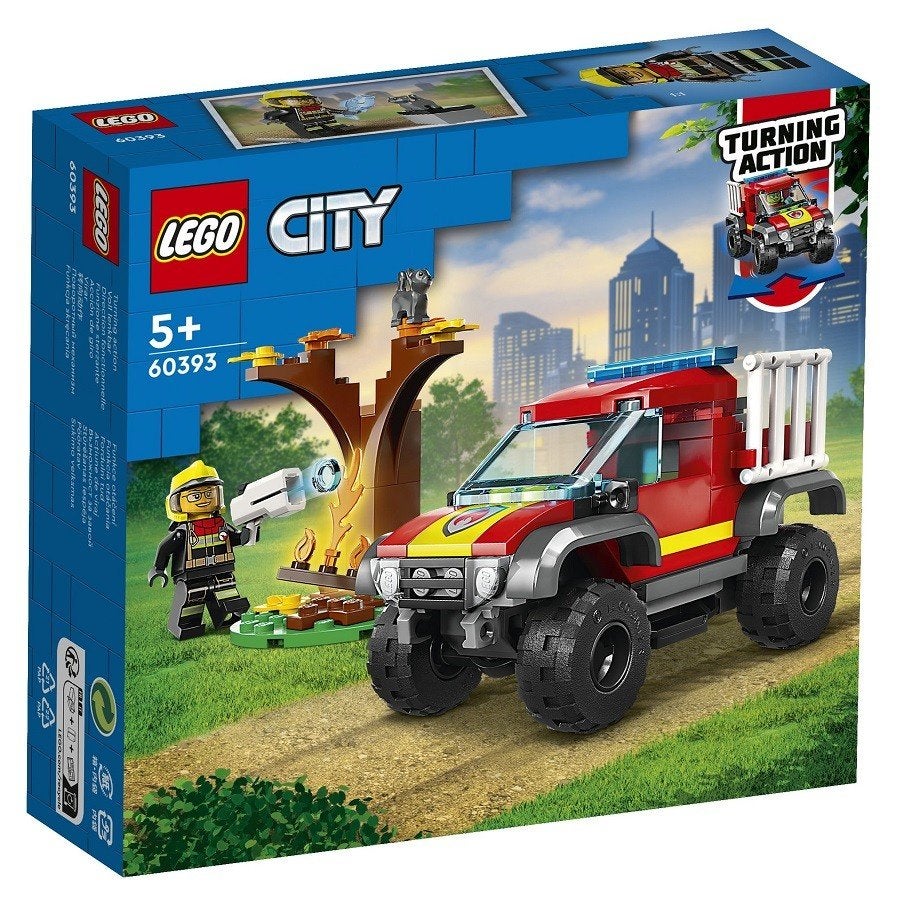 LEGO City 60393 4x4 Brandweertruck Redding * ‘t LEGOhuis *, Lego, Nieuw, Ophalen of Verzenden, X