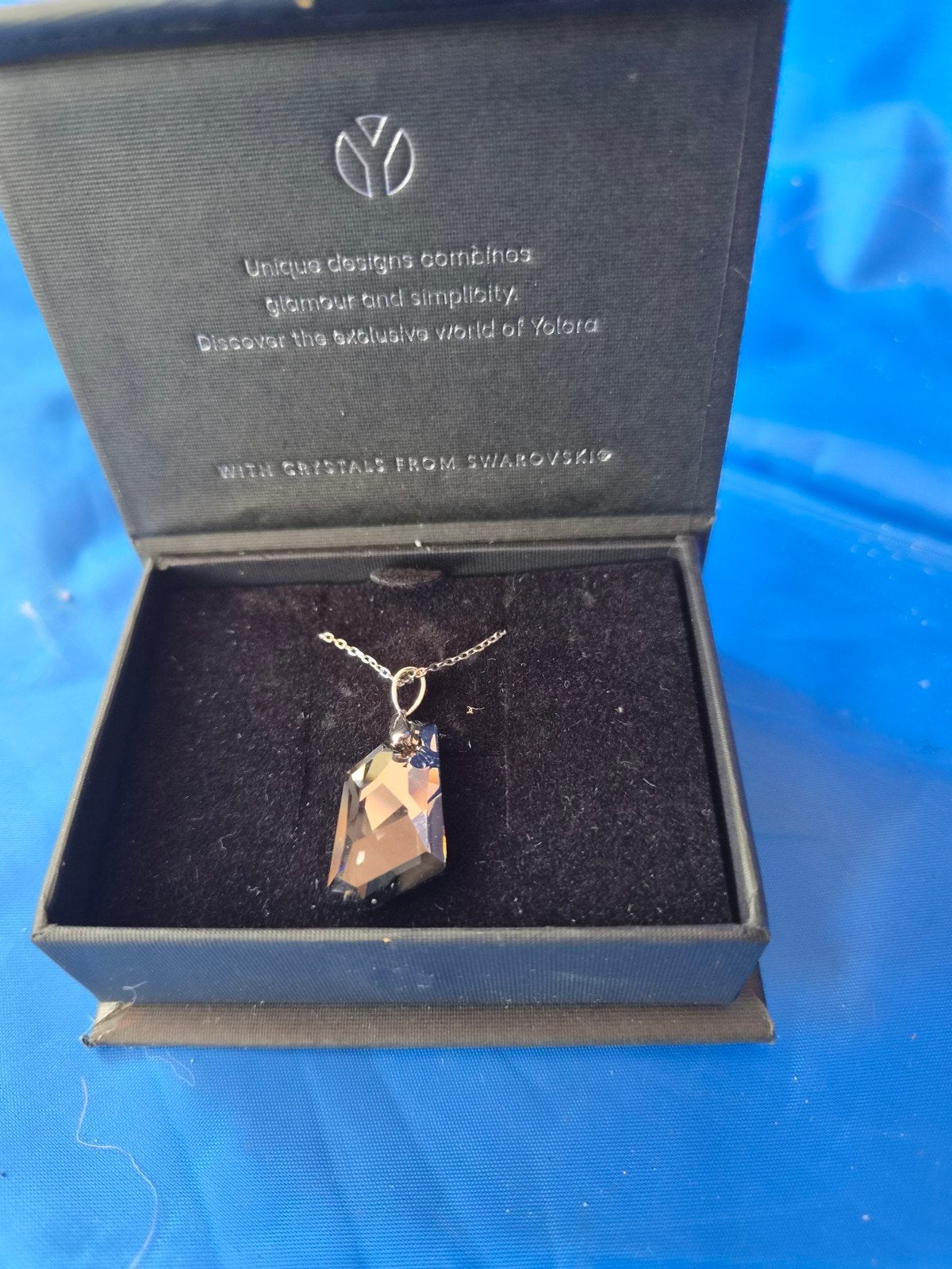 Yolora ketting met Swarovski kristal, Met kristal, Overige materialen, Overige kleuren, Nieuw