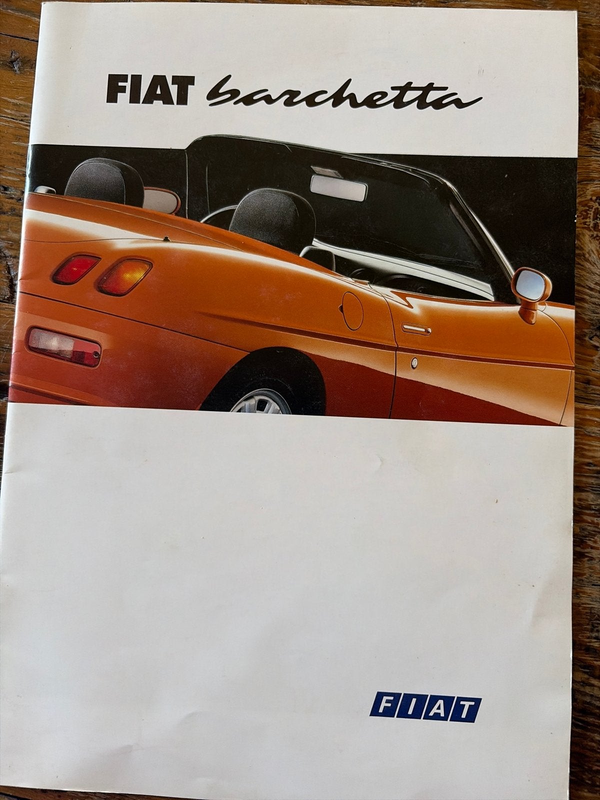 Fiat Barchetta brochure - Origineel, Ophalen of Verzenden, Zo goed als nieuw, Overige merken