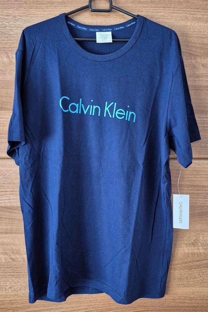 Calvin Klein T-shirt - Maat XL - Nieuw met label, Calvin Klein, Blauw, Ophalen of Verzenden, Maat 56/58 (XL)