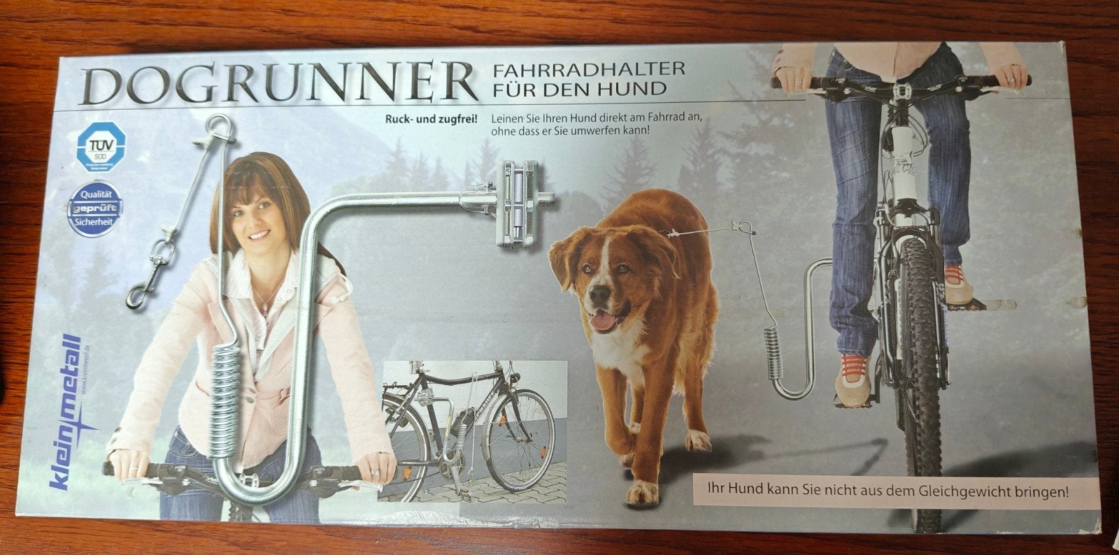Dogrunner fietsbeugel voor honden - Kleinmetall, Ophalen of Verzenden, Gebruikt, Kleinmetall