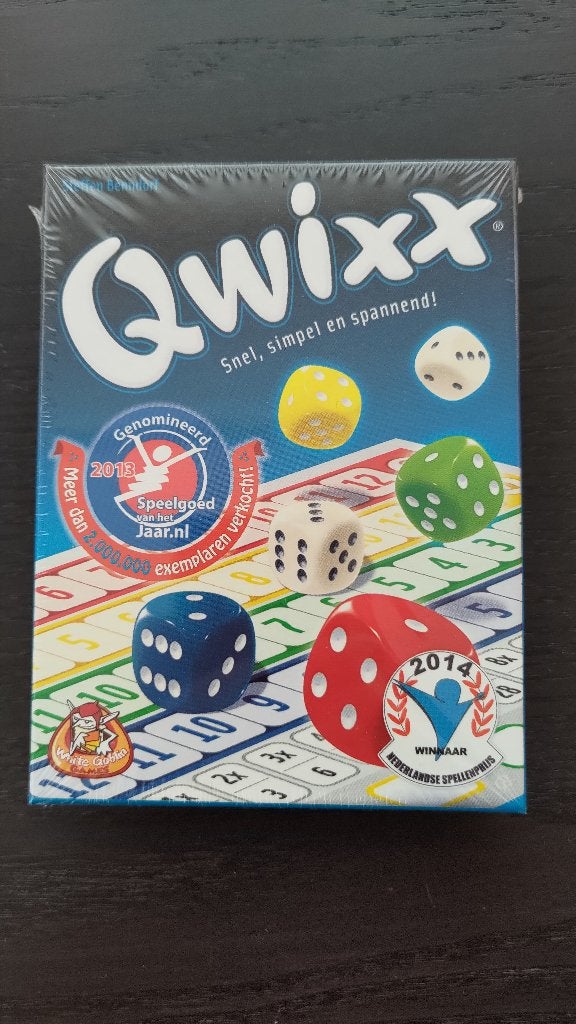 Qwixx nieuw in folie, Vijf spelers of meer, Ophalen of Verzenden, Nieuw, White Goblin Games