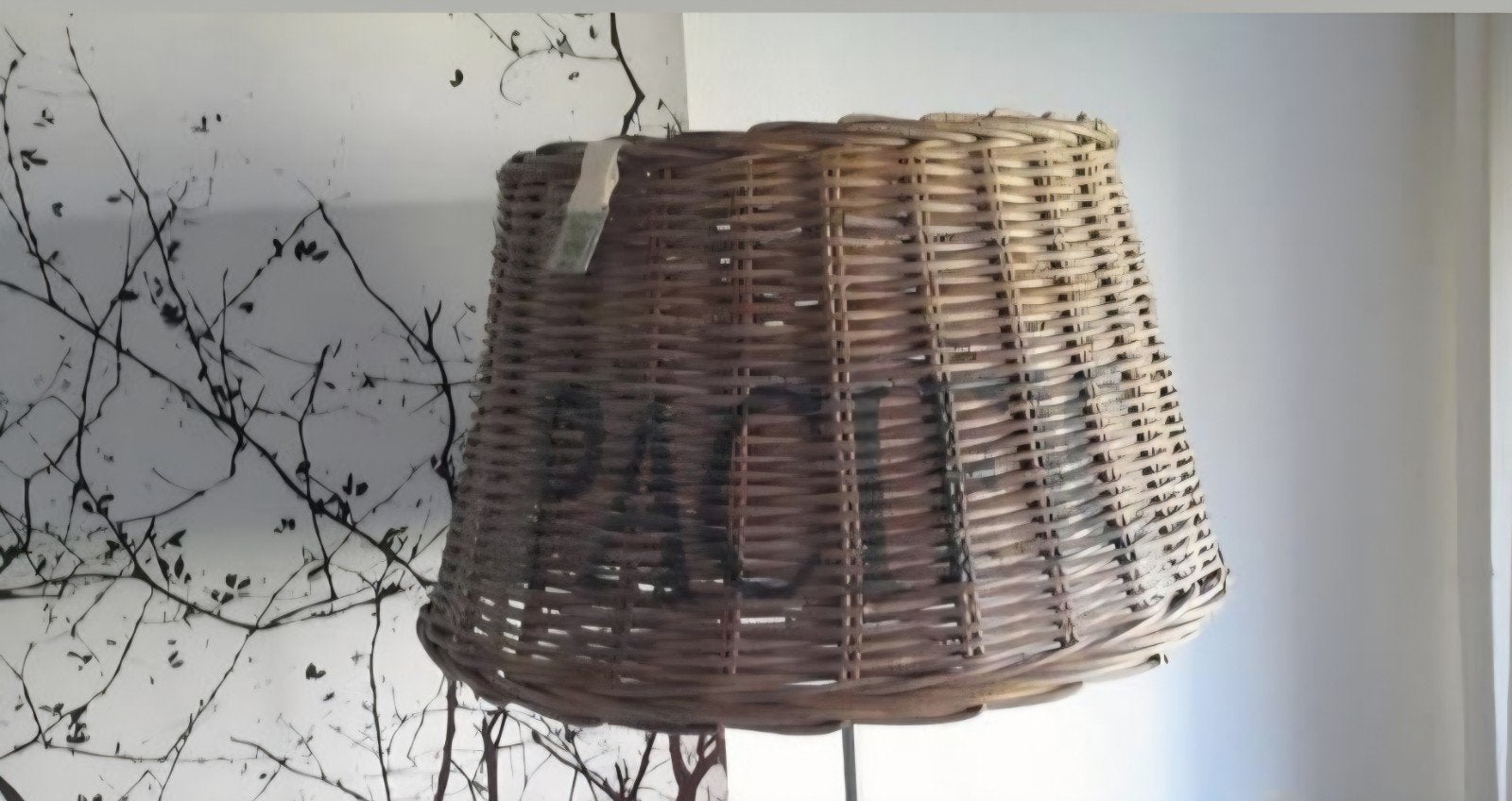 Grote rotan lampenkap Riviera Maison, Ophalen of Verzenden