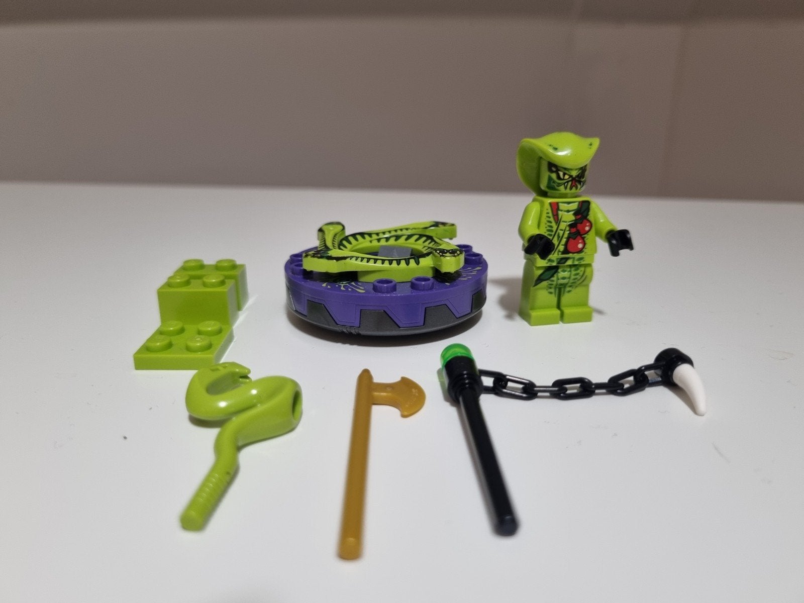 Lego Ninjago 9562 Rise of the Snakes Spinners Lasha, Ophalen of Verzenden