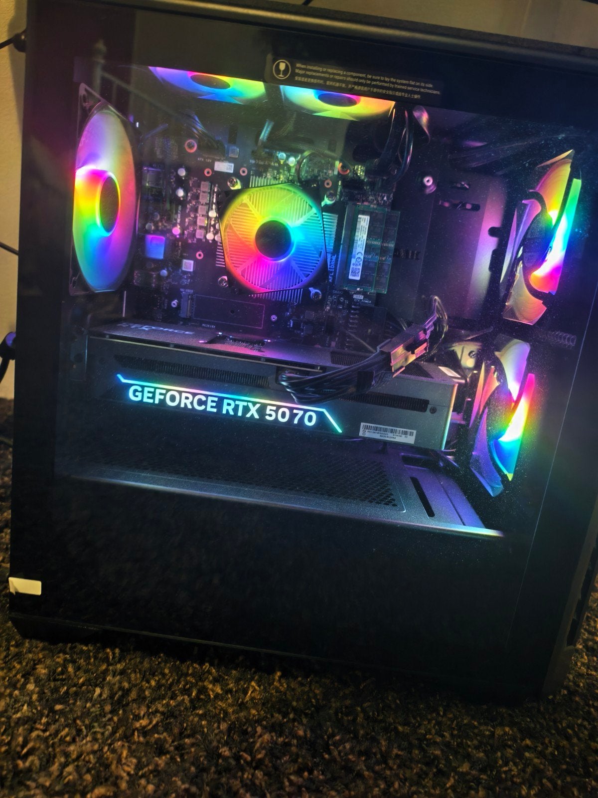 Lenovo Gaming PC - Ryzen 7 8745HX, RTX 5070, 32GB RAM, 32 GB, AMD Ryzen 7 8745HX, Ophalen of Verzenden, Gaming
