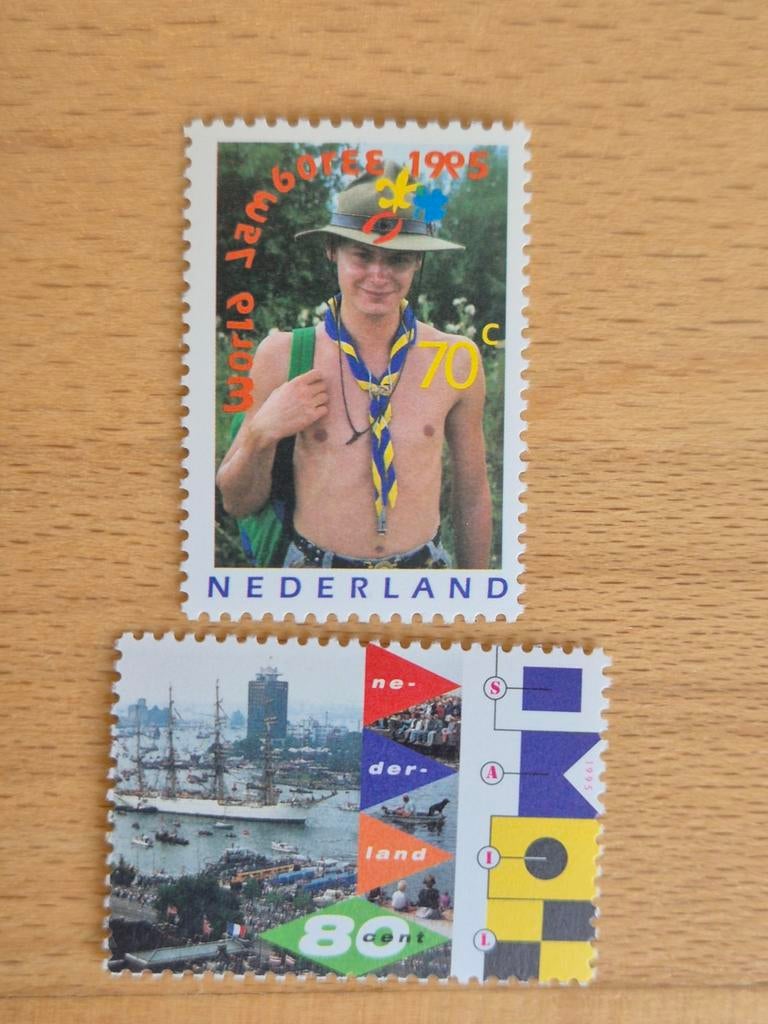 Nederland 1995 jamboree en Sail, Postzegels en Munten, Ophalen of Verzenden, Na 1940, Postfris