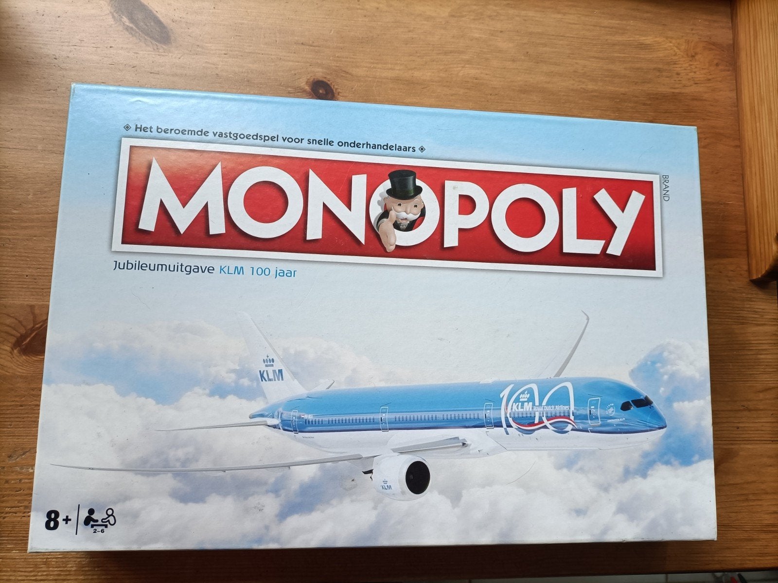 Monopoly KLM 100 jaar Jubileumuitgave!, Ophalen of Verzenden, Zo goed als nieuw