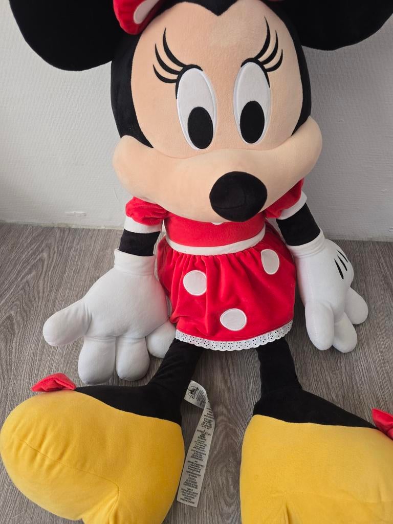 Grote Minnie Mouse knuffel - Disney beertje, Ophalen, Muis, Disney, Middelgroot (20 tot 80 cm)
