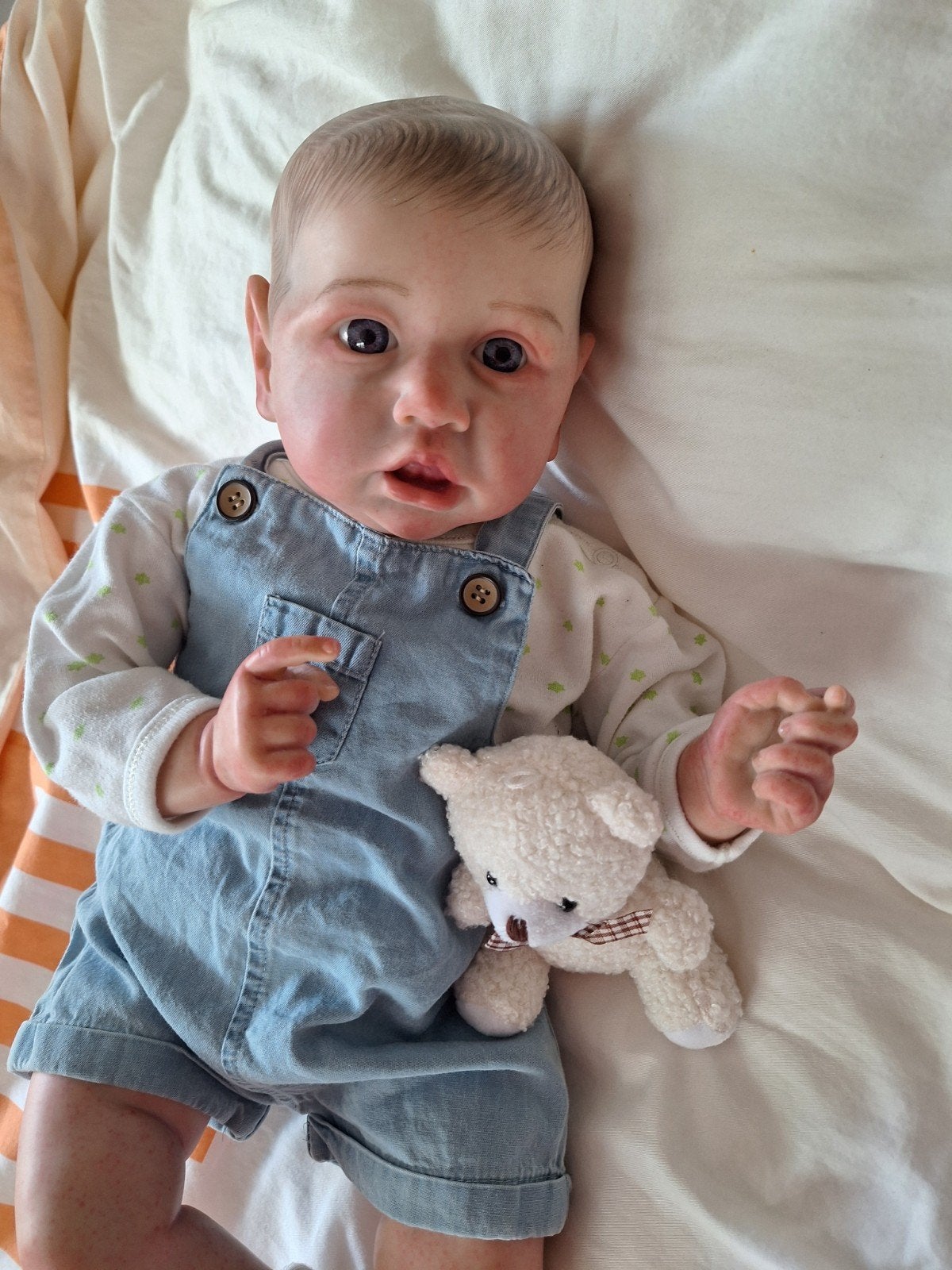 rebornbaby  leuk ventje, Verzamelen, Ophalen of Verzenden, Zo goed als nieuw, Pop