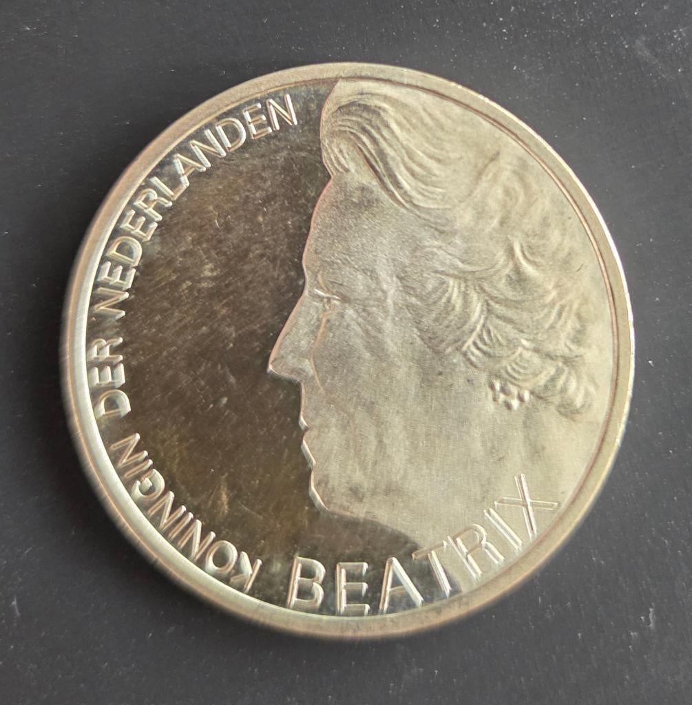 Nederlandse zilveren 10 Gulden 1995, Postzegels en Munten, Munten | Nederland, Koningin Beatrix, Zilver, Ophalen of Verzenden