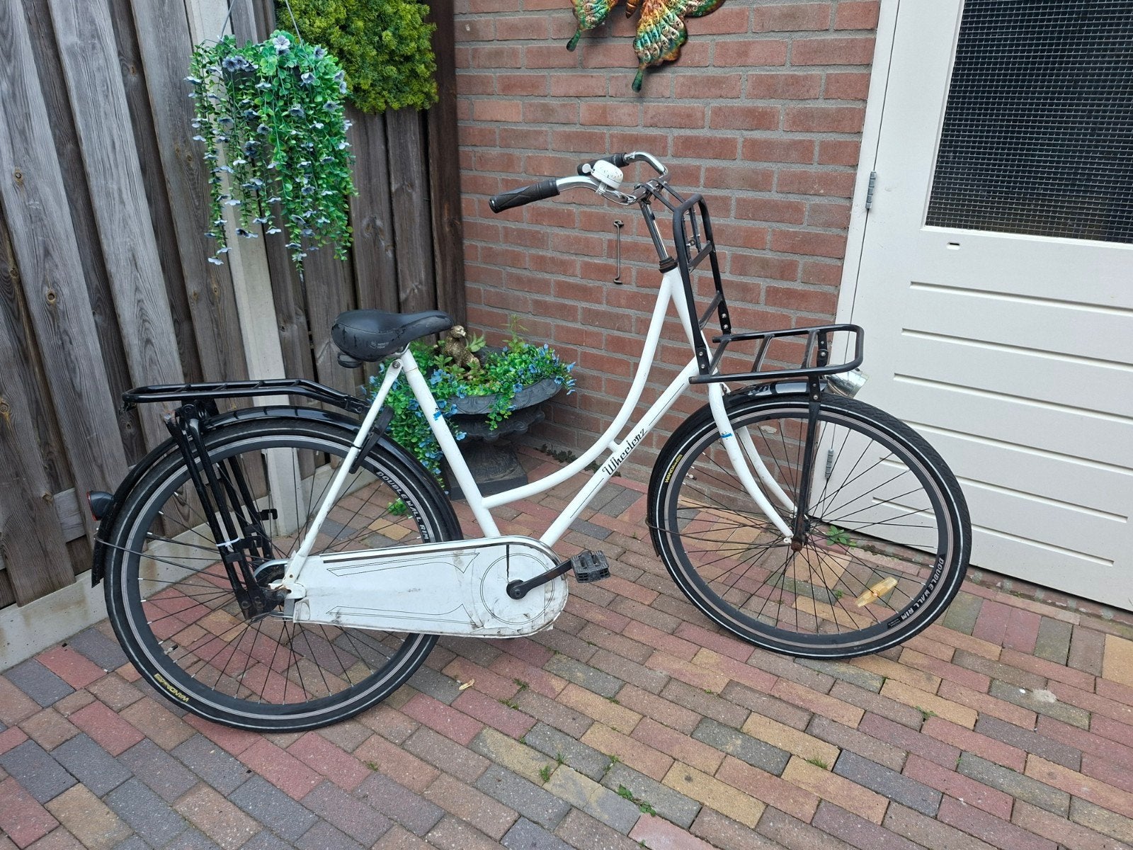 Omafiets transport, Fietsen en Brommers, Fietsen | Meisjes, Ophalen, Gebruikt, 26 inch of meer