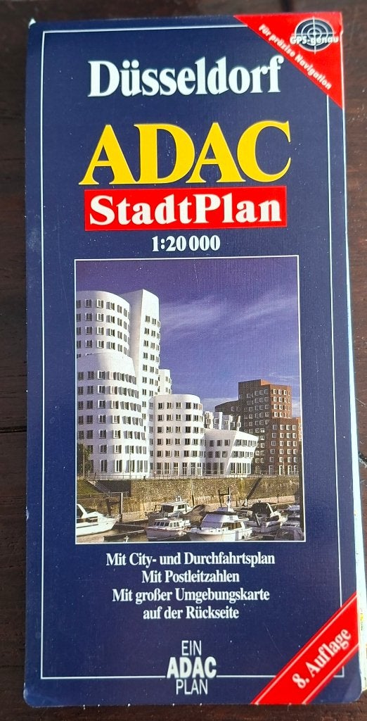 ADAC StadtPlan Düsseldorf, Ophalen of Verzenden, 1800 tot 2000, Landkaart