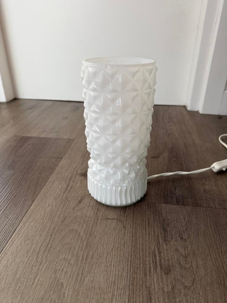 Vintage ikea Vanadin tafellamp, Ophalen of Verzenden, Zo goed als nieuw, Glas, Minder dan 50 cm