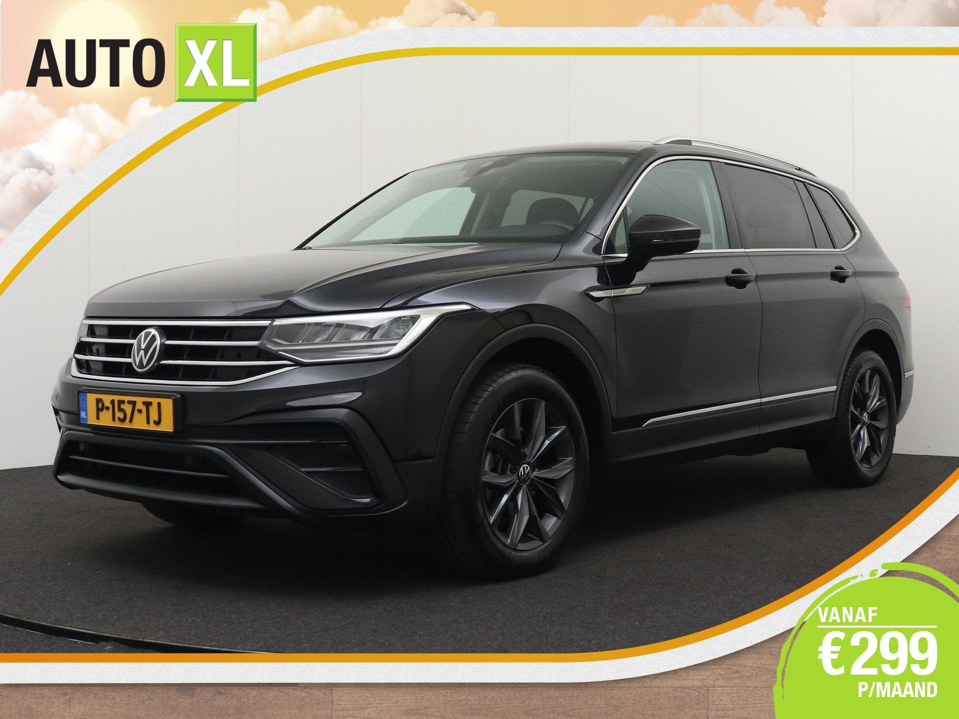 Volkswagen Tiguan Allspace 1.5 150 PK Aut. TSI Black-Style A, Dealer onderhouden, Stof, 150 pk, Zwart