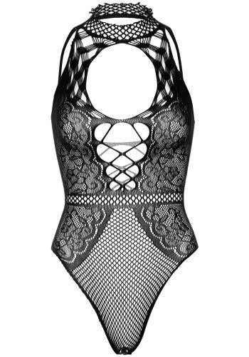 Leg Avenue - Visnet Kanten Bodysuit, Leg Avenue, Ophalen of Verzenden, Zwart, Body of Korset