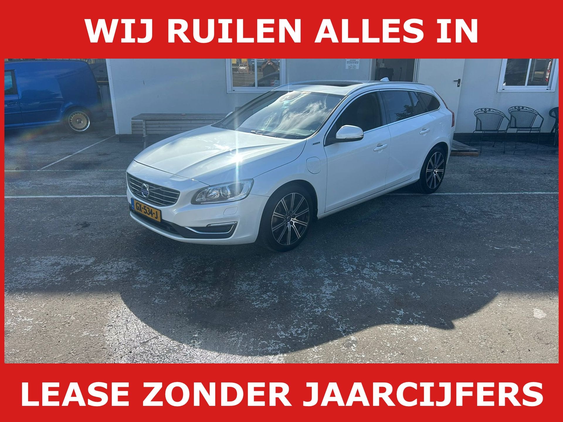 Volvo V60 2.4 D6 Twin Engine R-Design, Automaat, Euro 6, Wit, Vierwielaandrijving