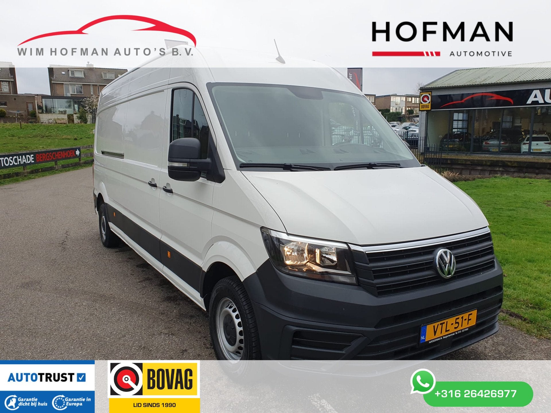 Volkswagen Crafter 35 2.0 TDI L4H3 449WB 3.5T 140PK 2x schui, Voorwielaandrijving, Stof, 4 cilinders, Volkswagen