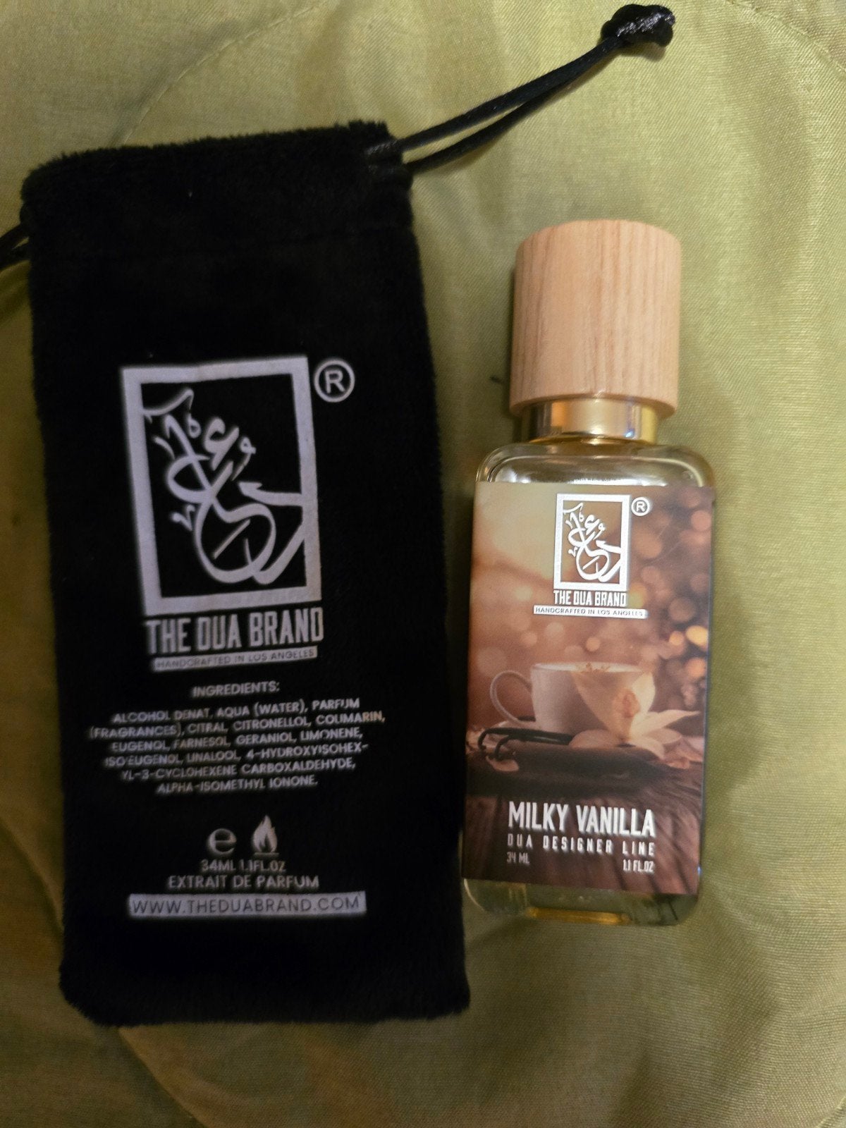The Dua Brand Milky Vanilla Extrait de Parfum 34ml, Ophalen of Verzenden, Zo goed als nieuw