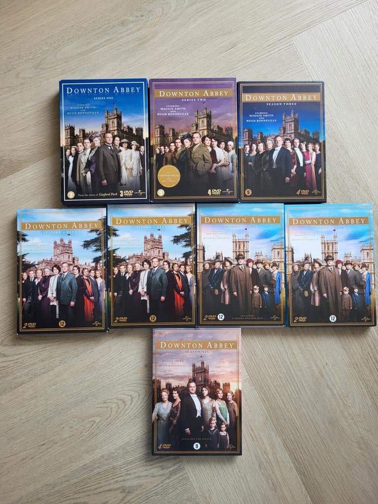 Downton Abbey dvd seizoen 1 tm 6, Alle leeftijden, Ophalen of Verzenden, Zo goed als nieuw, Historisch of Kostuumdrama