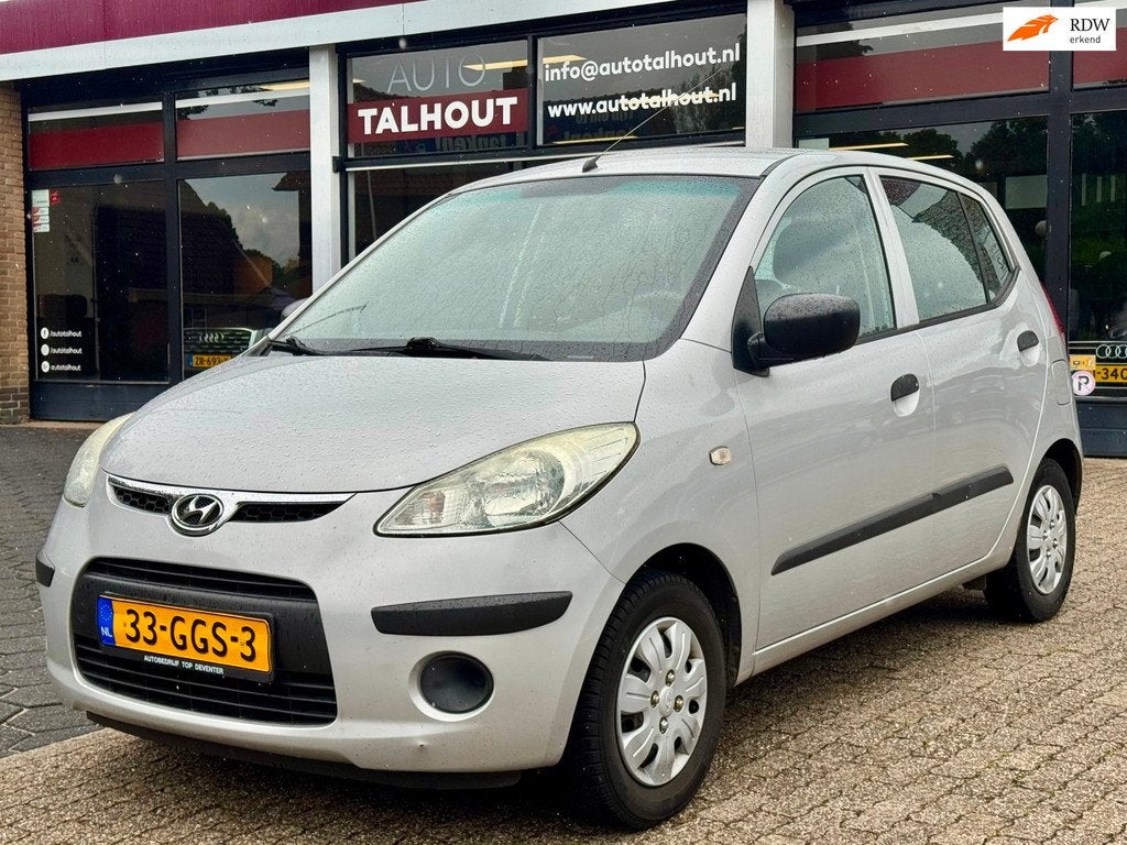 Hyundai I10 1.1 Active - 5 DEURS AUX, NIEUWE APK, Voorwielaandrijving, Stof, Gebruikt, 4 cilinders