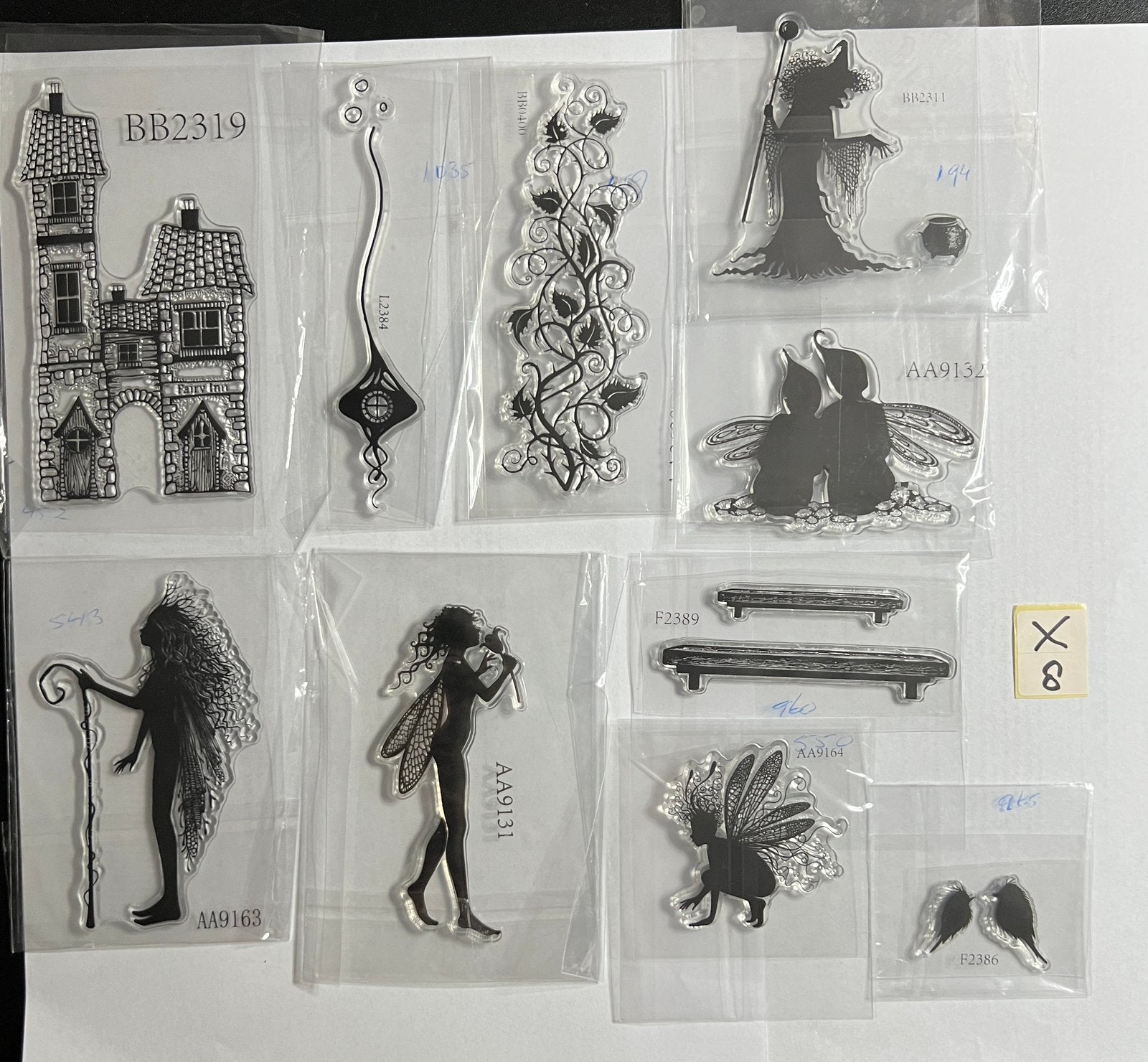 Set van 10 stempels met Lavinia afbeeldingen Nieuw, Hobby en Vrije tijd, Stempelen, Ophalen of Verzenden, Nieuw, Clearstamp