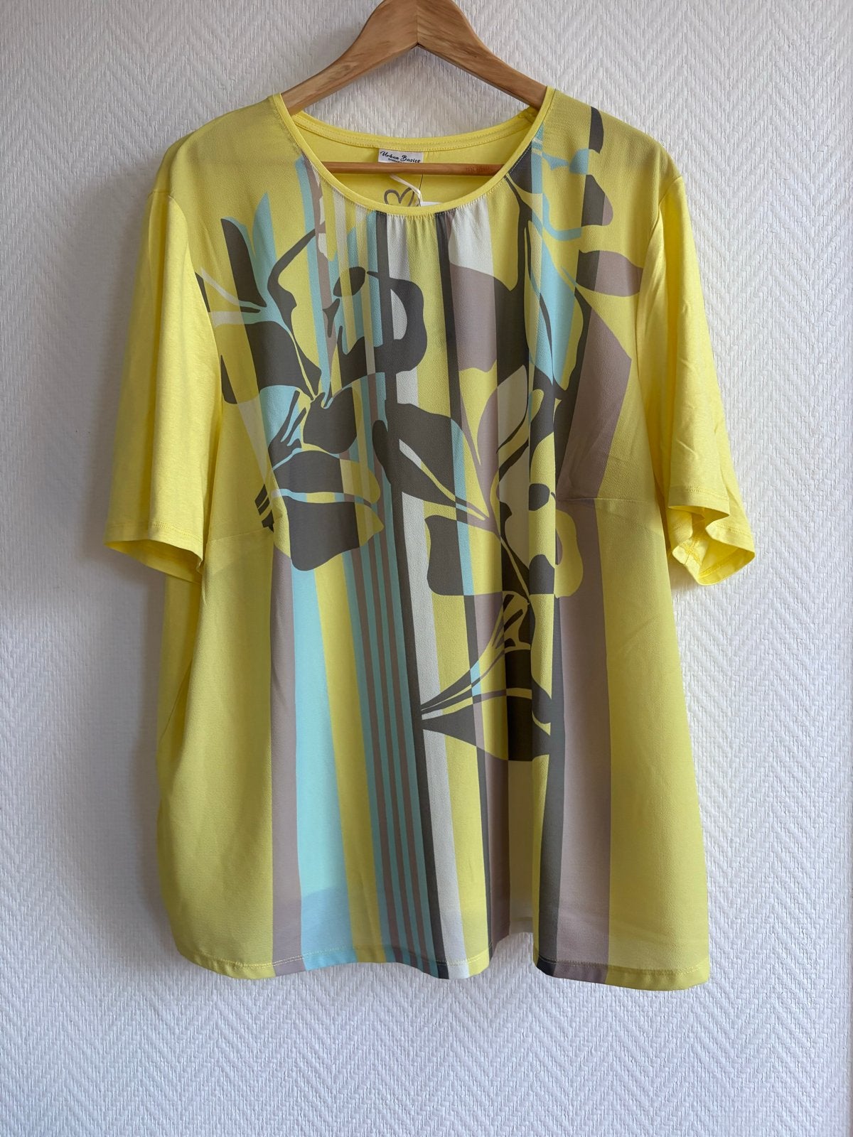 Barbara Lebek in maat 50/52., Kleding | Dames, Grote Maten, Ophalen of Verzenden, Nieuw, Geel, Blouse of Tuniek