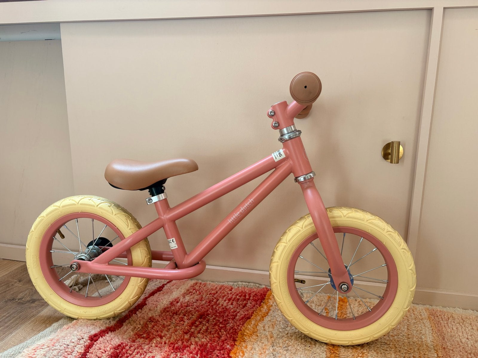 Little Dutch 12 inch loopfiets - Roze, Fietsen en Brommers, Ophalen, Gebruikt, Minder dan 16 inch
