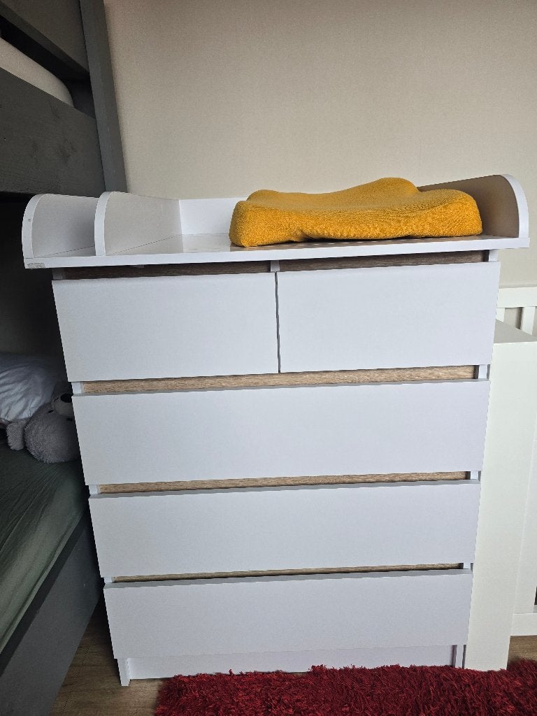 Commode met aankleedblad, Kinderen en Baby's, Ophalen, 70 cm of meer, 105 cm of meer, Zo goed als nieuw