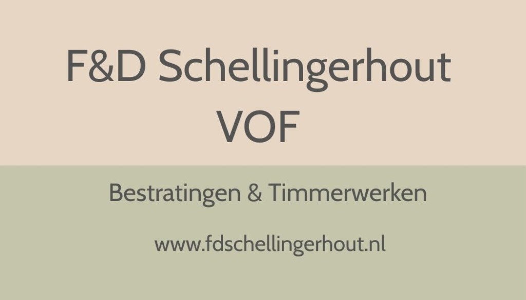 GEZOCHT: Opperman regio Bollenstreek, Bestrating
