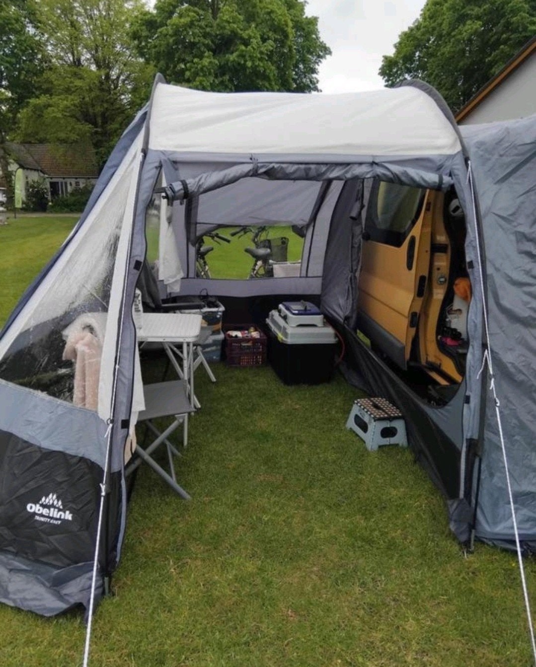 Campertent Obelink Ceolina, Ophalen