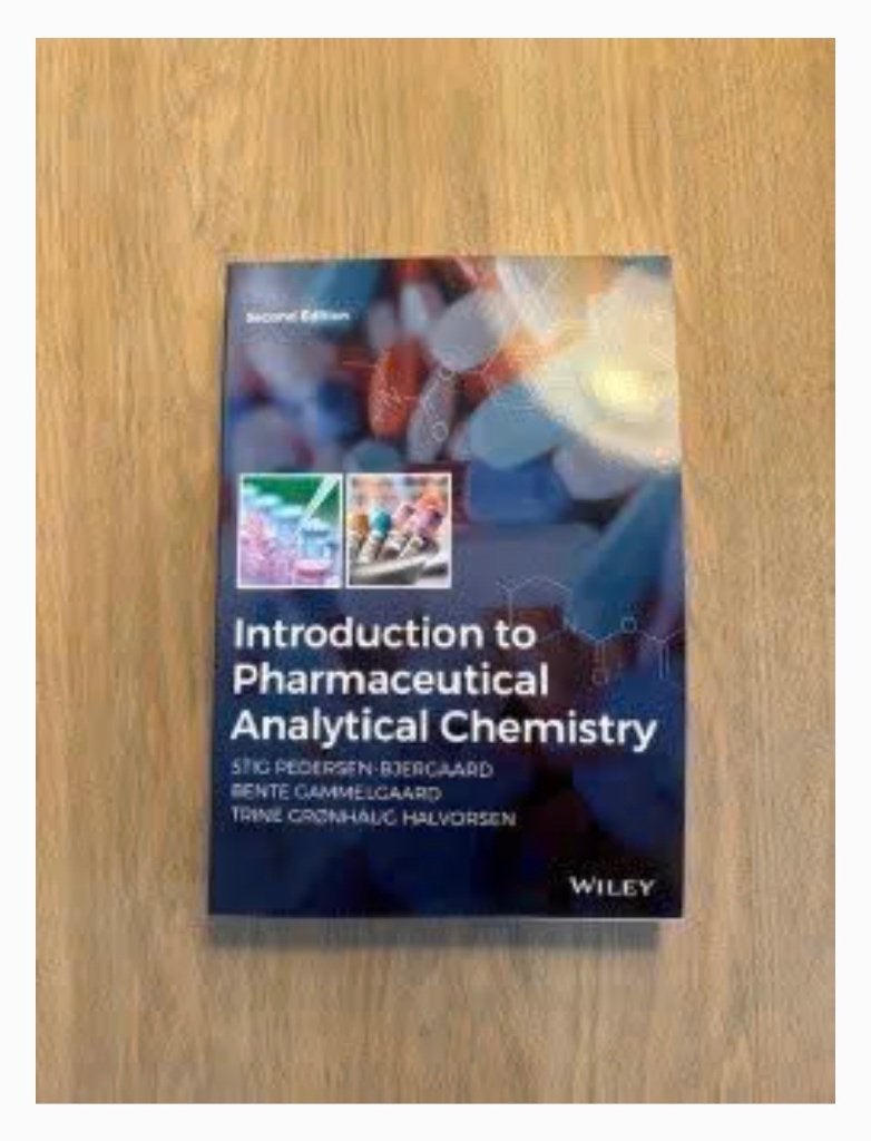 Studie Introduction to pharmaceutical analytical chemistry, Diverse auteurs, Ophalen of Verzenden, Beta, WO