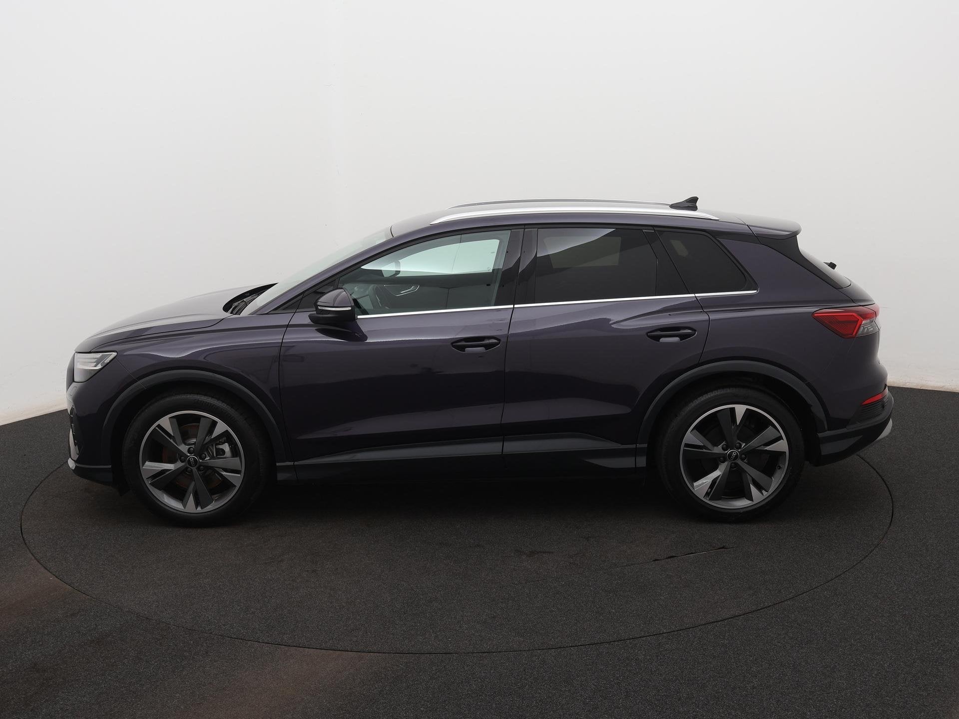 Audi Q4 e-tron 45 quattro Advanced Edition 82 kWh 286 PK | A, Auto's, 12 maanden, Zwart, Automatische klimaatregeling, SUV of Terreinwagen
