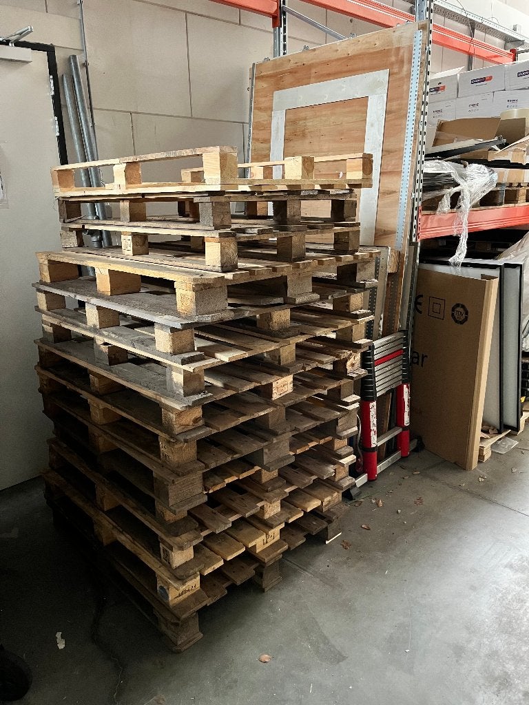 Gebruikte pallets. Gratis af te halen., Ophalen, Gebruikt, Minder dan 25 mm, Pallet