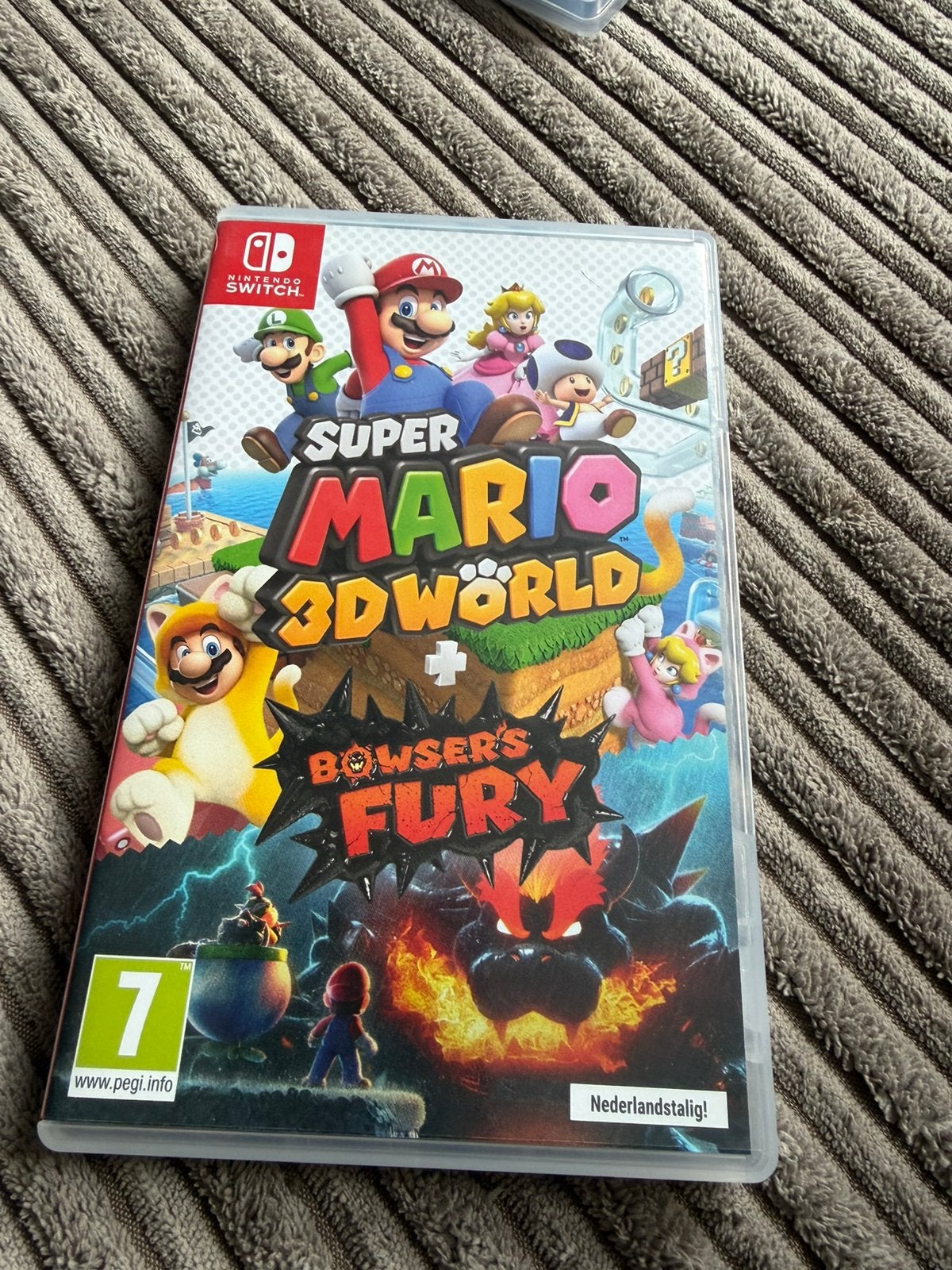 Super mario 3d world + bowsers fury, Spelcomputers en Games, Games | Nintendo Switch, Ophalen, Overige genres, Zo goed als nieuw