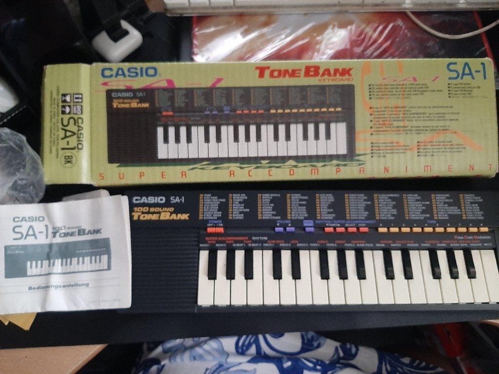Casio SA-1 Tone Bank Keyboard, Muziek en Instrumenten, Ophalen of Verzenden, Gebruikt, Overige aantallen, Casio